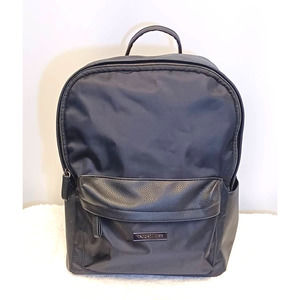 Backpack Vegan Leather with Zippered Closure & Side Pockets